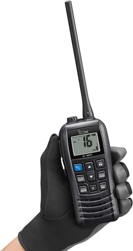 Miniatura 2 de Icom IC-M37 31 USA VHF Radio Transceptor Marina con Float'n Flash, 6 vatios
