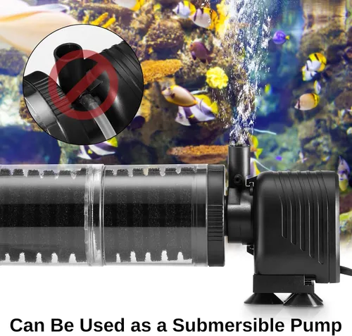 Miniatura 6 de SainSmart XpertMatic - Filtro de acuario para tanque de 70 a 120 galones, filtro interno para tanque de peces con bomba de agua, filtro de esponja