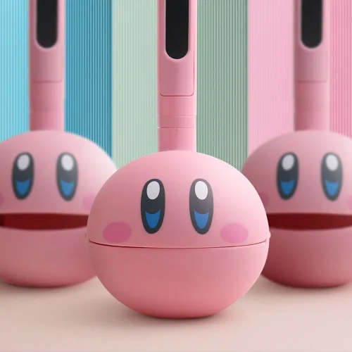 Miniatura 8 de Otamatone Kirby Rosa Estrella Héroe Instrumento Musical Electrónico Japonés Sintetizador de Música Portátil de Japón por Maywa Denki Studio, Premio
