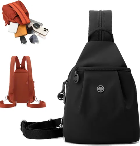 2025 Premium 3 en 1 bolsa de viaje antirrobo, mochila de tela Oxford impermeable de 2 vías, bolsa de mano para mujer, Negro, Tamaño único, Moda