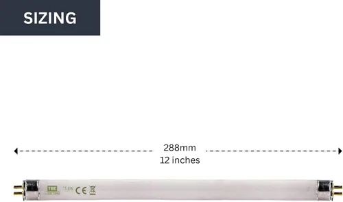 Miniatura 2 de TBE LIGHTING Tubos de luz diurna blanca de 8 W / 12 pulgadas, 6500 K, lámparas fluorescentes F8T5/D de 11.339 in/12 pulgadas, bombillas CFL