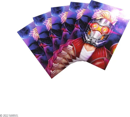 Miniatura 5 de Gamegenic Marvel Champions The Card Game - Juego de cartas oficial Star-Lord Fine Art, paquete de 50 fundas artísticas y 1 funda transparente