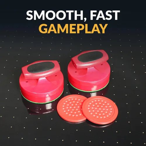 Miniatura 7 de Hathaway Pro-Series - Juego de discos y huelguistas de hockey de aire para sala de juegos familiar, con golpeadores ergonómicos de 4 pulgadas