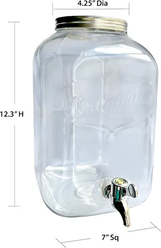 Miniatura 6 de Lily's Home Dispensador de bebidas de plástico - 2 galones