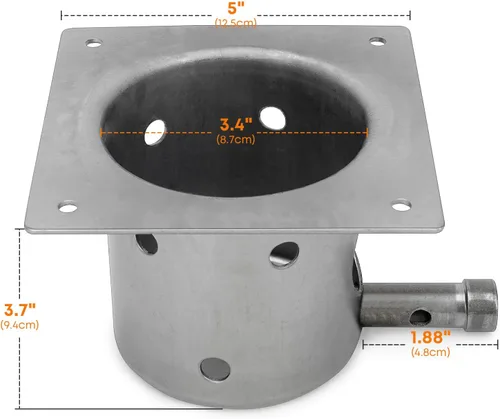 Miniatura 2 de Stanbroil Repuesto de olla para quemaduras de fuego para parrilla de pellets Traeger y Pit Boss, incluyendo parrillas Traeger Ironwood 650 y 885