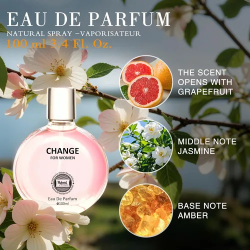Miniatura 5 de Hybrid & Company Mujer 4 unids Belleza Rosa Cambio París Mujeres Romántico Pour Femme Perfume Natural Spray Fresco Fragancia