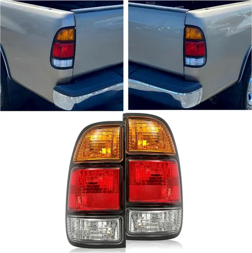 Miniatura 9 de ECOTRIC Luz trasera compatible con Toyota Tundra 2000-2006 Regular/Access Cab Lámpara de freno de señal Luz trasera lado del conductor izquierdo