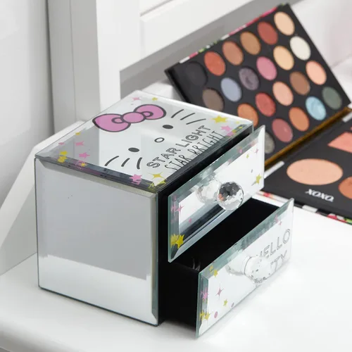 Miniatura 4 de Sanrio Hello Kitty Star Bright Mirror - Joyero de cristal con licencia oficial de Hello Kitty