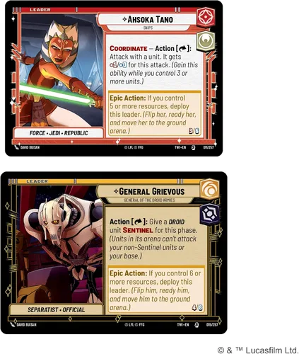 Miniatura 5 de Asmodee Star Wars: Unlimited TCG - Juego de cartas coleccionables «El Crepúsculo de la República», set de inicio - ¡Domine las Guerras Clon! Juego
