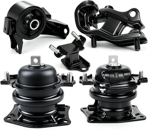 Miniatura 11 de Soporte de Motor del Motor Compatible con se Ajusta a Honda Pilot 3.5 V6 2003-2004 2001 2002 Acura MDX 3.5 V6 4WD 5 piezas A4519HY A4551 A4523 A6582