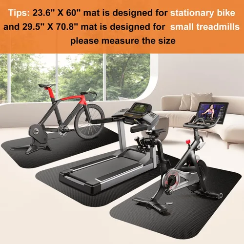 Miniatura 2 de Alfombrilla para caminadora, alfombrilla de bicicleta, alfombrilla de bicicleta estacionaria, alfombrilla plegable para caminadora para pisos