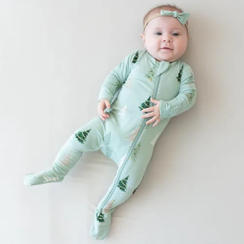Miniatura 113 de KYTE BABY Pies unisex con cierre de cremallera, rayón hecho de bambú, 0-24 meses