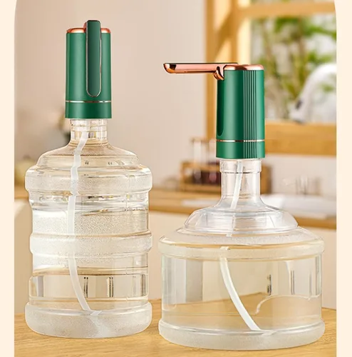 Miniatura 2 de Dispensador de agua plegable de 5 galones, bomba eléctrica para botella de agua con base extraíble para jarra de 1 a 5 galones, dispensador