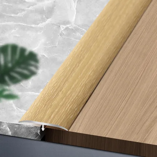 Miniatura 8 de Tiras de transición de moldeo en T de grano de madera, tiras de cubierta de umbral de aleación de aluminio, decoración de borde de alfombra a LVT