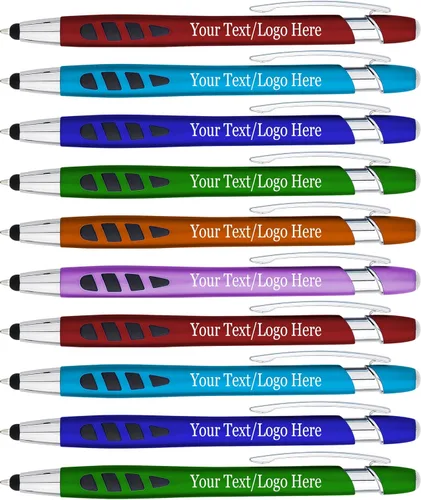 Miniatura 6 de Personalizado con tu logotipo personalizado o bolígrafos de texto, paquete de 300 unidades a granel para negocios, fiestas y eventos, lápiz