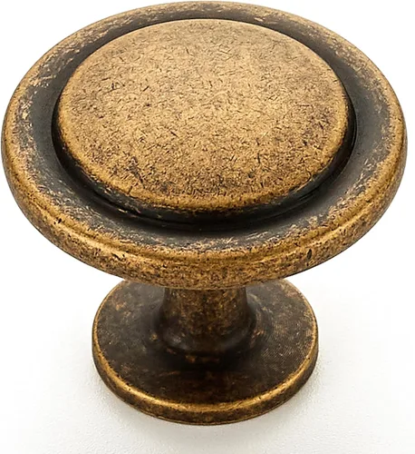 Miniatura 16 de Ravinte - Pomo de zinc para puertas, alacenas y cajones de cocina, gabinetes, tocadores, de 1-1/4 de pulgada, rosa esmerilado, paquete de 15