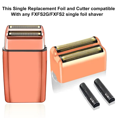 Miniatura 3 de Lámina de repuesto profesional y cortadores para afeitadora BaBylissPRO Barberology de doble lámina, compatible con la afeitadora BaBylissPRO Oro