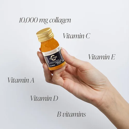 Miniatura 4 de PRIMABIOTIC Liquid Collagen Sport – 10000 mg por porción – Bebida alta en proteínas – Colágeno hidrolizado + 12 vitaminas + ácido ortosilícico – Sin
