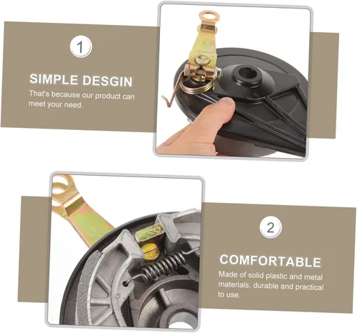 Miniatura 6 de Kit de montaje trasero de freno de bicicleta, accesorio de motocicleta eléctrica duradero con pastilla de freno gruesa para mayor seguridad