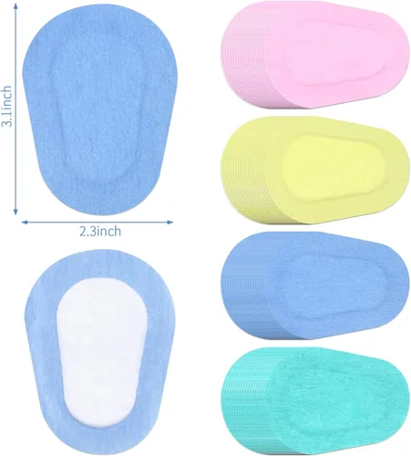 Miniatura 3 de Parches pegajosos del ojo para los niños 60PCs/3Boxes colorido respirable ojo parche almohadilla adhesiva vendajes para adultos niños