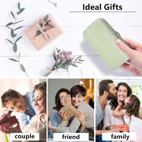 Miniatura 8 de Juego de manicura para hombres y mujeres, juego de cortaúñas de acero inoxidable 8 en 1, herramientas de cuidado personal con estuche de viaje Verde