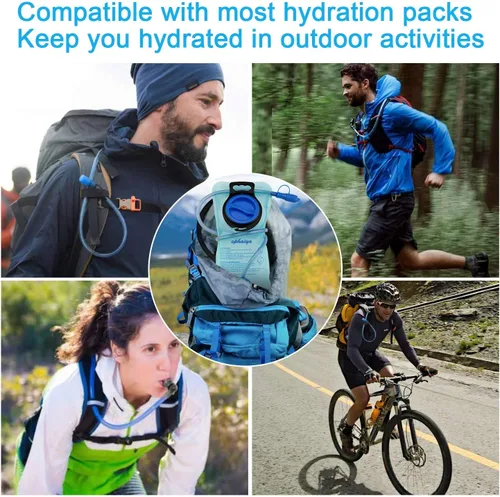 Miniatura 6 de Bolsa de almacenamiento de agua de 2L-3L, bolsa de almacenamiento de agua, repuesto para senderismo, ciclismo, escalada, ciclismo, correr, camping