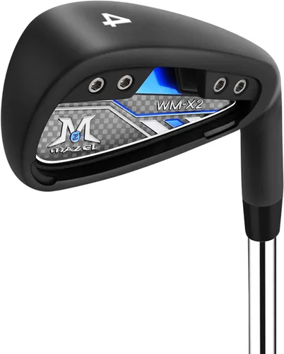 Miniatura 32 de MAZEL WM-X1/2 Hierros individuales para palos de golf para hombres 1,2,3,4,5,6,7,8,9, Pitching Wedge, Approach Wedge, Sand Wedge con ejes