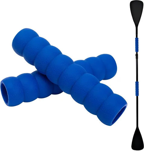 Paquete de 2 empuñaduras para kayak, agarre antideslizante para remos desmontables, accesorios de kayak para prevención de ampollas (diámetro 1.181