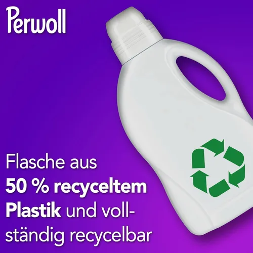 Miniatura 5 de Perwoll Renovar blanco (25 lavados), detergente líquido para ropa blanca, detergente fino fortalece las fibras y mejora la intensidad