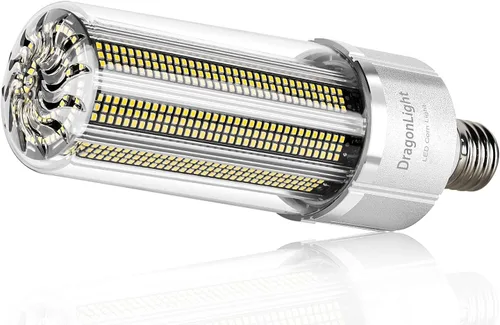 Miniatura 13 de DragonLight Bombilla LED de maíz de 50 W (equivalente a 350 vatios) E26/E39 Lámpara LED con base de Mogul grande 6000K Luz diurna 6,000 LM