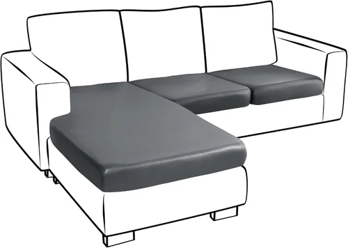 Miniatura 64 de Yates Home Funda de cojín de piel sintética para sofá, impermeable, elástica, para asiento de caravana, sofá biplaza, protector de muebles, funda