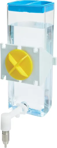 Miniatura 9 de MidWest Homes for Pets Botella de agua grande para animales, ideal para hámsters, ratones, cobayas y conejos, grande Transparente/Amarillo