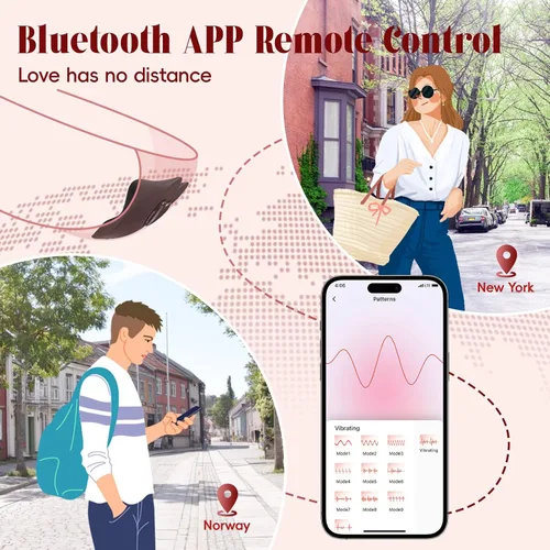 Miniatura 2 de Vibrador con control remoto para parejas, juguetes sexuales para parejas, vibrador portátil para celular con control remoto, bragas vibratorias