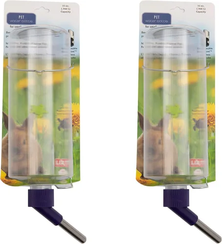 Miniatura 12 de Lixit Botellas de agua resistentes a la intemperie para conejos, hurones, hámsters de cobaya y otros animales pequeños. (16 onzas)