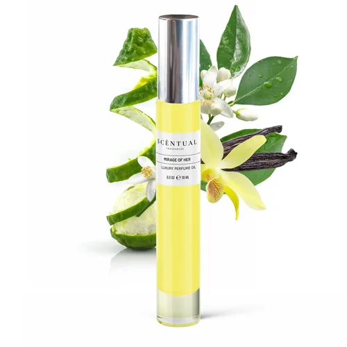 Miniatura 15 de Scentual Fragrances, Aceite de perfume de lujo, ultra concentrado para mujer, aceite de fragancia roll-on de larga duración, mini perfume de viaje