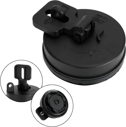 Miniatura 5 de Tapa del Tanque de Combustible Diesel AT323462 43843622 para Excavadora Hitachi Volvo John Deere negro