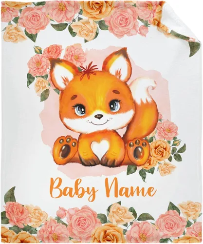 Miniatura 25 de Regalo personalizado para niños/niños, mantas personalizadas de animales para sofá, cama, dormitorio, sala de estar, manta ligera