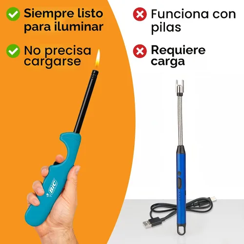 Miniatura 4 de Encendedores BIC multiuso, confiables y seguros para encender velas, colores surtidos, paquete de 4 (los colores pueden variar)