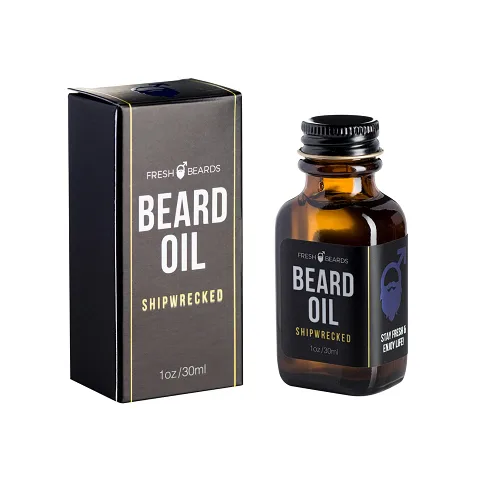 Miniatura 5 de Fresh Beards City Limit - Aceite para barba – Fragancia de madera de teca y lavanda – Aceite perfumado para barba y bigote para hombre – Hidratante
