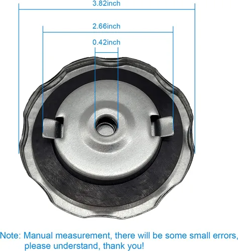Miniatura 5 de Tapa de ventilación de combustible para tanque de generador de repuesto, compatible con motores de motor GX160 GX200 GX240 GX270 GX340 6.5HP 68729