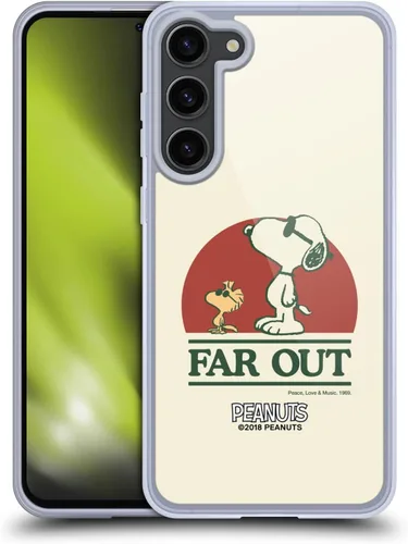 Miniatura 190 de Head Case Designs Funda de gel Woodstock 50th con licencia oficial de Peanuts Snoopy Guitar 1969 [protección de grado militar] compatible