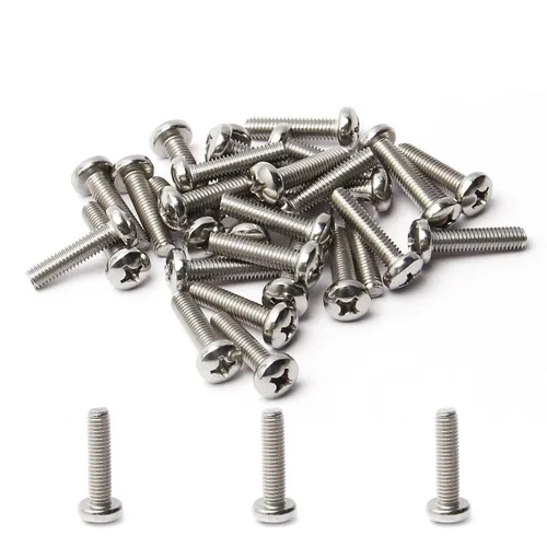 Miniatura 72 de MroMax 5 tornillos de máquina Phillips de cabeza plana M8 x 0.984 in, acero inoxidable 304 18-8, rosca completa, tornillos de cabeza cruzada gris