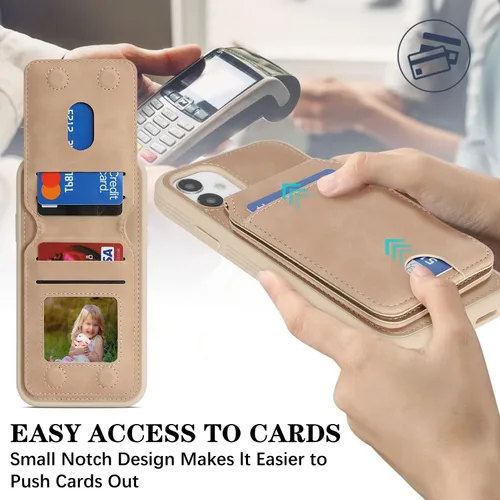 Miniatura 3 de Havaya Funda compatible con iPhone 11, cartera MagSafe con tarjetero - Funda magnética desmontable 2 en 1 - Ranuras para tarjetas de crédito