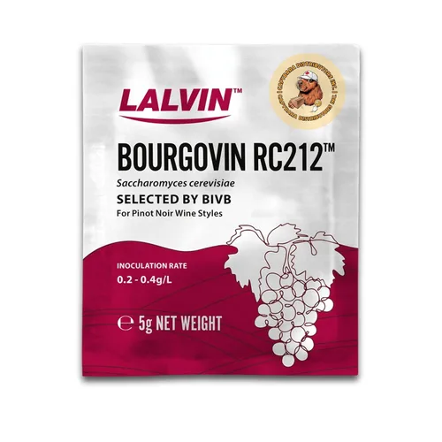 Miniatura 2 de Lalvin RC-212 Levadura de vino (paquete de 10) - Hacer Mead de Sidra de Vino Kombucha en casa - 0.18 oz Sobres - Saccharomyces cerevisiae - Vendido