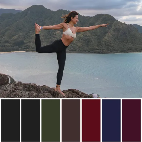 Miniatura 2 de TNNZEET - Paquete de 7 leggings de talle alto para mujer - Pantalones de yoga extra suaves para correr y entrenamiento