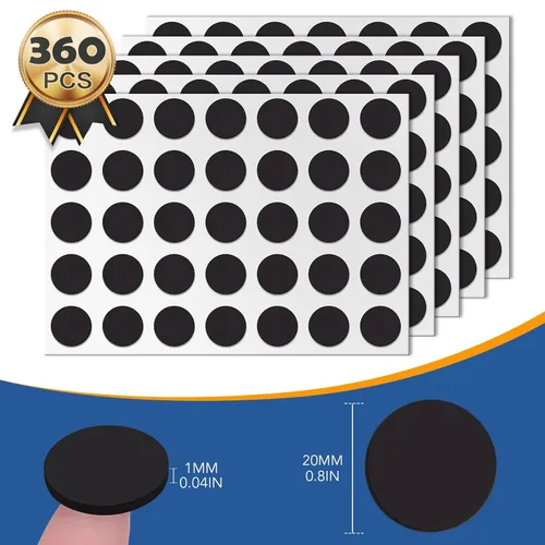 Miniatura 2 de DIYMAG Imanes con Respaldo Adhesivo, 360 Piezas Diámetro 0.8'' x 0.04'' Puntos Magnéticos para Refrigerador Artículo Imprescindible para Aula Cinta