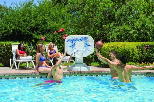 Miniatura 3 de Juego de baloncesto Poolmaster Splashback, junto a la piscina, Azul