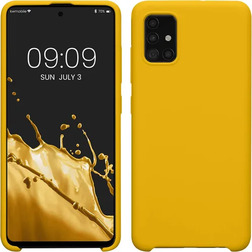 Miniatura 143 de kwmobile Funda Compatible con Samsung Galaxy A14 5G - Funda de teléfono de TPU y silicona con acabado suave - Verde Lima