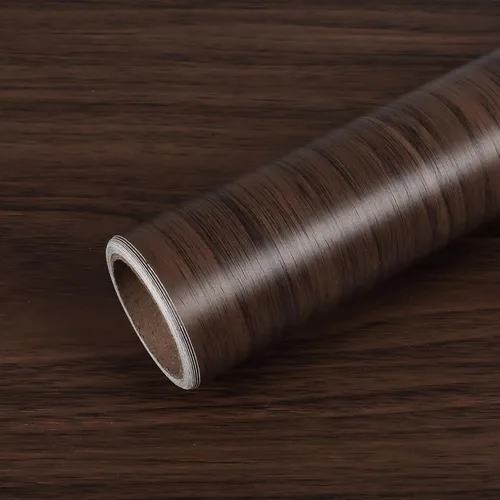 VEELIKE Papel de contacto de madera de nogal de mediados de siglo de 15.7 x 118 pulgadas, papel de contacto de madera de nogal de mediados de siglo,