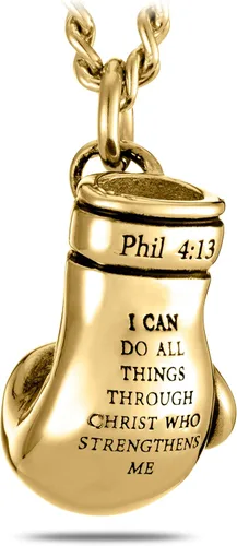 Miniatura 2 de Shields of Strength Collar de guante de boxeo para hombre Phil 48 Acero inoxidable